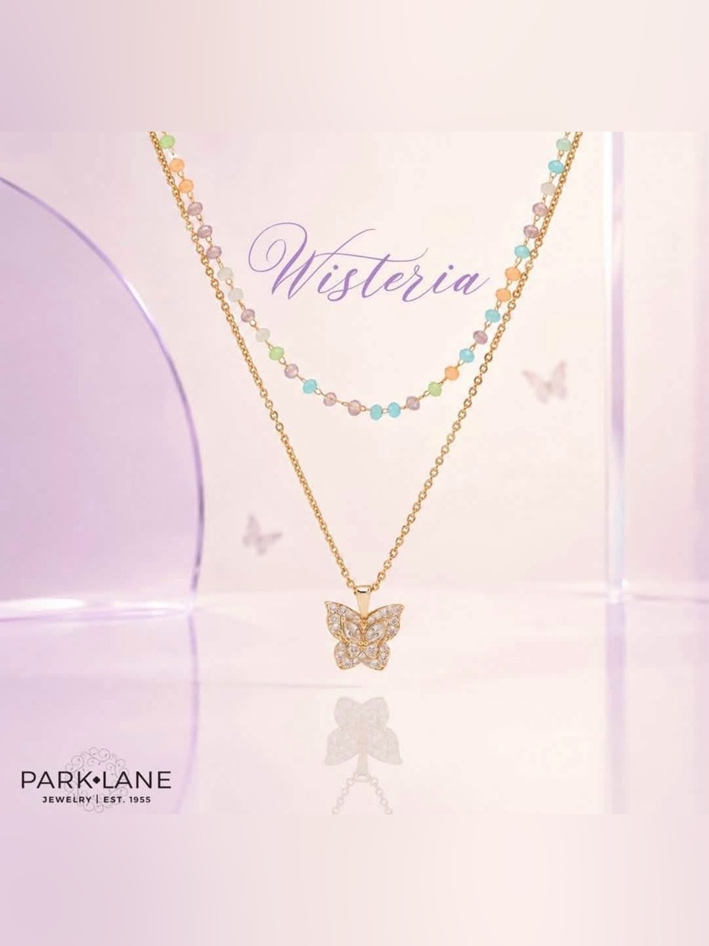 Park Lane “Wisteria” Butterfly Necklace! BNIB!!